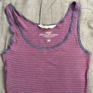 H&M L.O.G.G Striped Tank